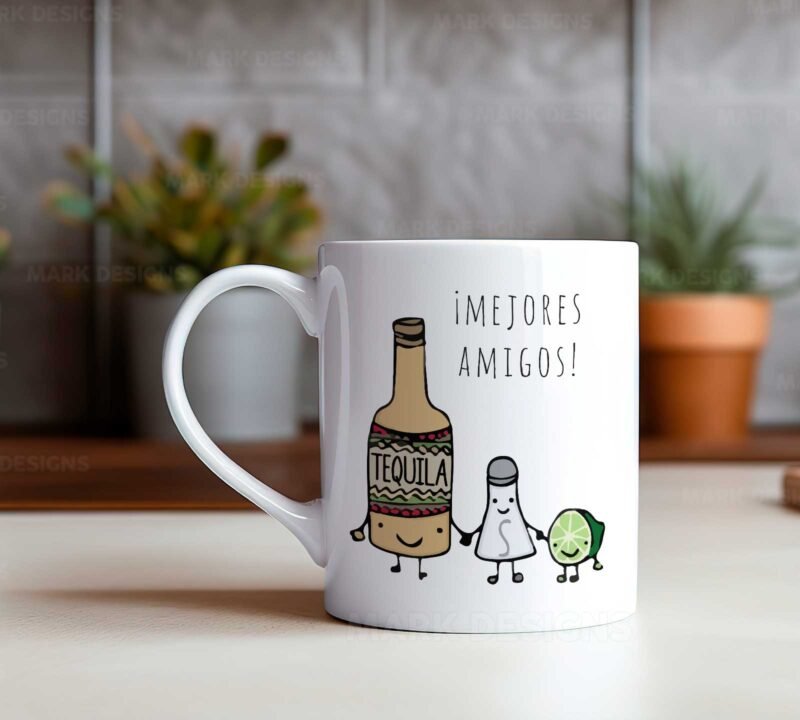 Diseños Mejores Amigos Tazas Editables - Image 3