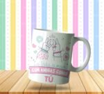 Diseños Amigas como Tu para Tazas Editables - Image 3
