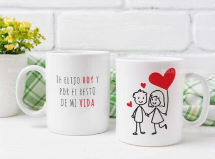 Diseños San Valentín Frases Románticas Tazas