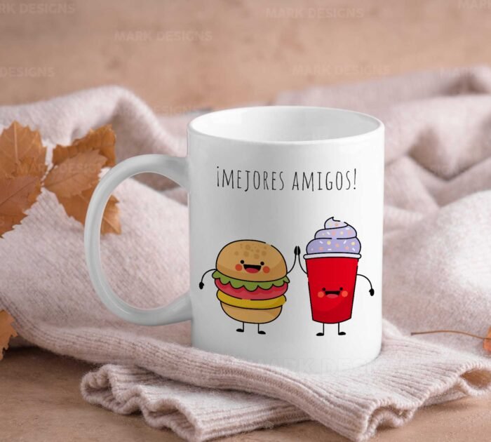 Diseños Mejores Amigos Tazas Editables - Image 4