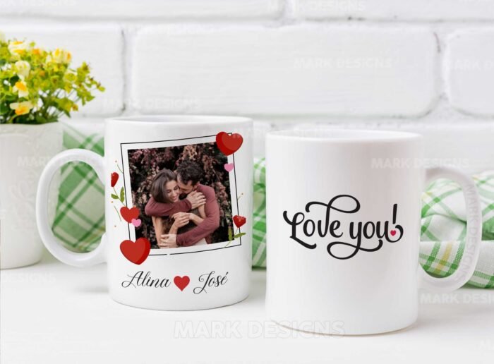 Diseños San Valentín Parejas para Tazas con Foto - Image 4
