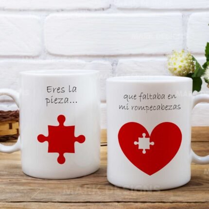 Diseños Frases Románticas Tazas para San Valentín