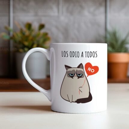 Diseños Frases con Gatitos Tazas Full Editables