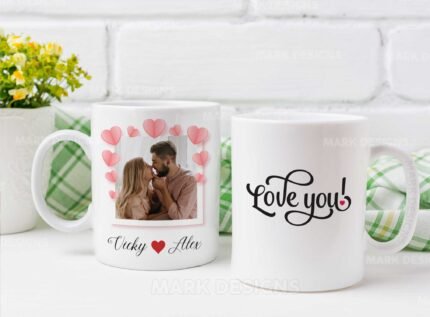Diseños San Valentín Parejas para Tazas con Foto