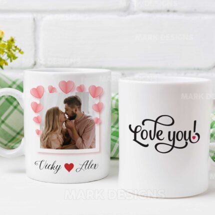 Diseños San Valentín Parejas para Tazas con Foto