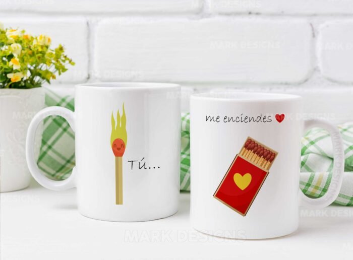Diseños Frases Románticas Tazas para San Valentín - Image 4