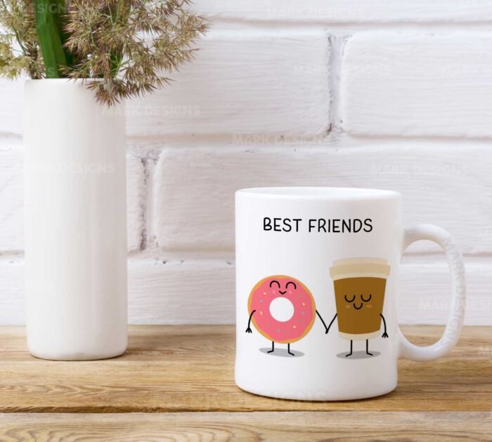 Diseños Best Friends para Tazas Editables - Image 3