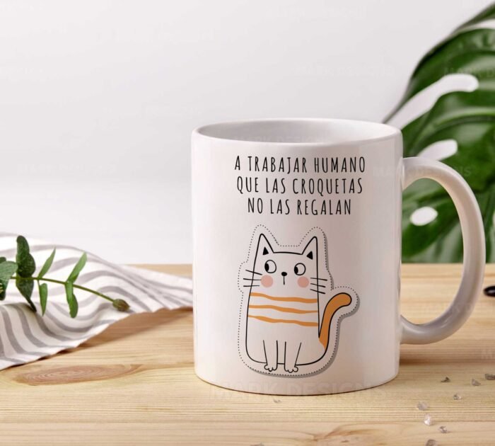 Diseños Frases con Gatitos Tazas Full Editables - Image 6
