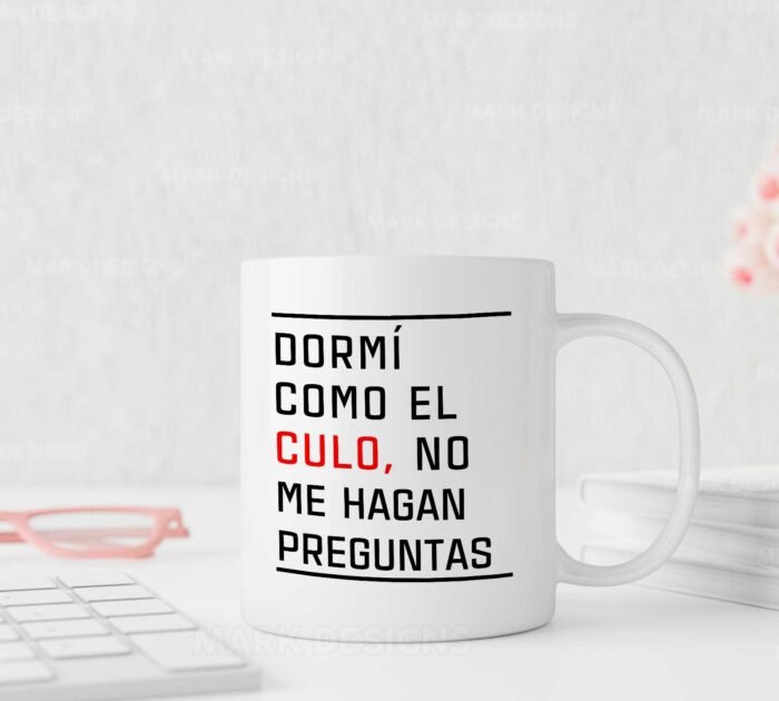 Diseños Frases mal Humor Tazas Editables - Image 6