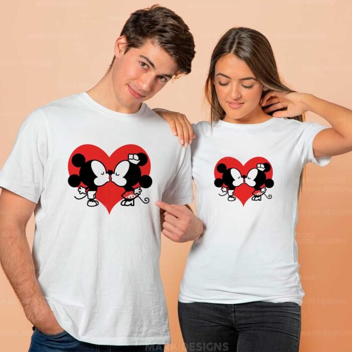 Dibujos Parejas Camisetas Diseños Editables - Image 8