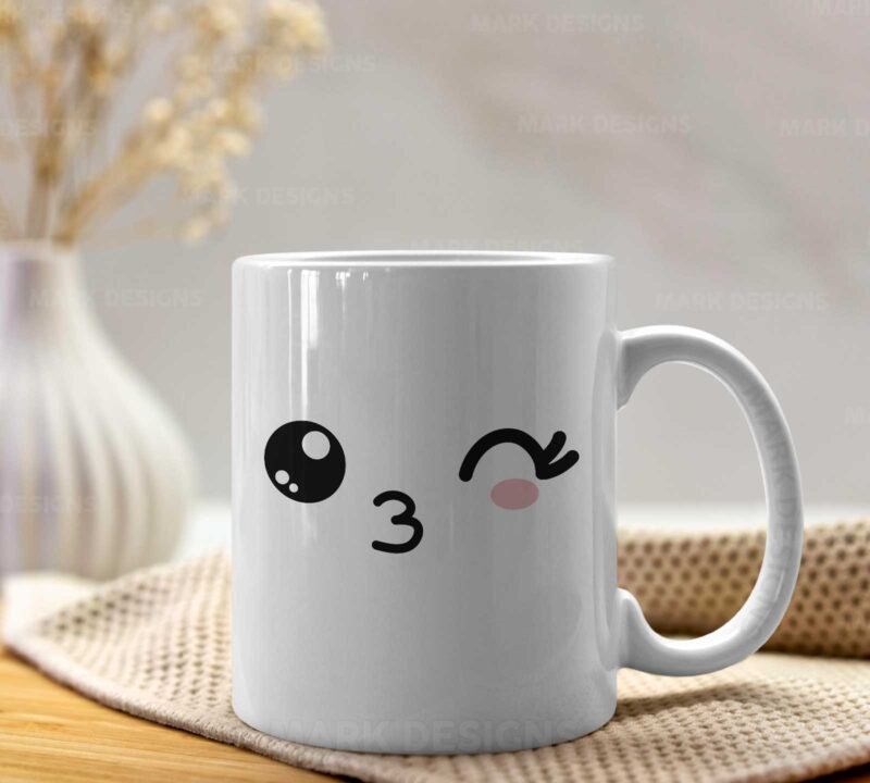 Diseños Caritas Kawaii para Tazas Sublimación - Image 9