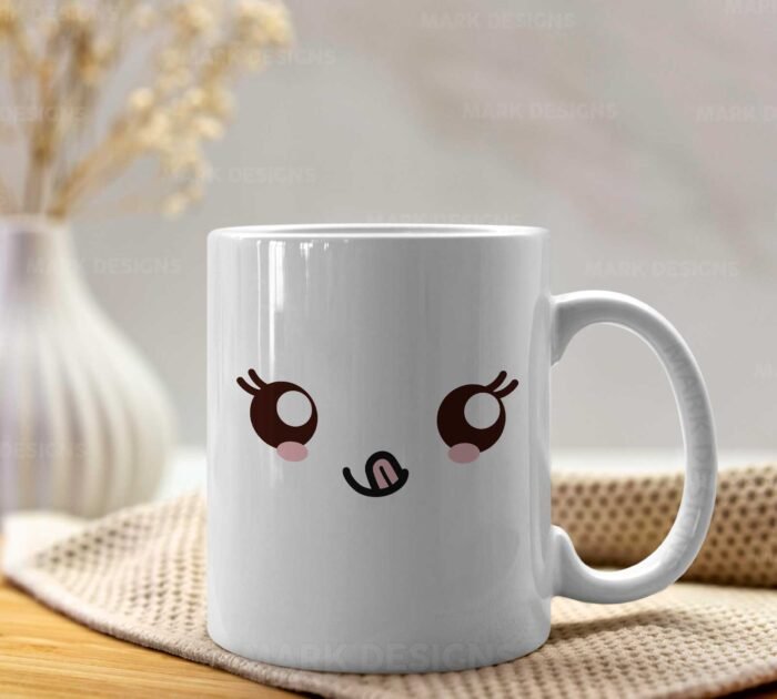 Diseños Caritas Kawaii para Tazas Sublimación - Image 10
