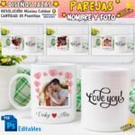 Diseños San Valentín Parejas para Tazas con Foto