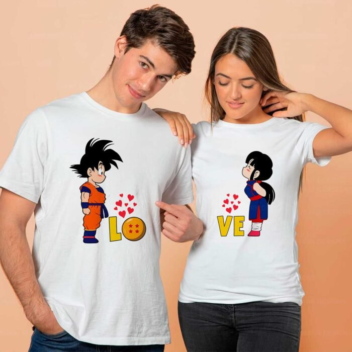 Diseños Love Parejas Camisetas Sublimación - Image 3