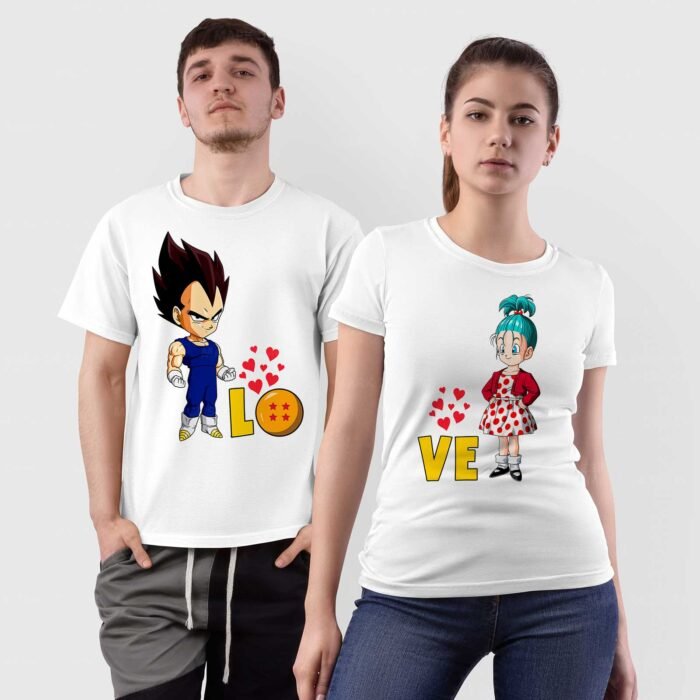 Diseños Love Parejas Camisetas Sublimación