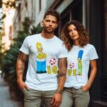Diseños Love Parejas Camisetas Sublimación - Image 5