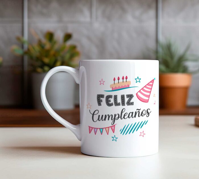 Diseños Cumpleaños Tazas Editables Sublimación - Image 3