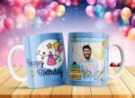 Cumpleaños Diseños Tazas Nombre y Foto