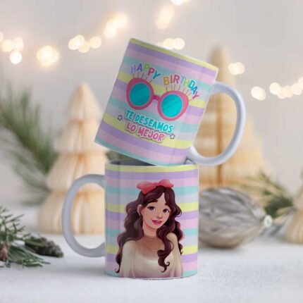 Plantillas Cumpleaños Tazas Sublimación