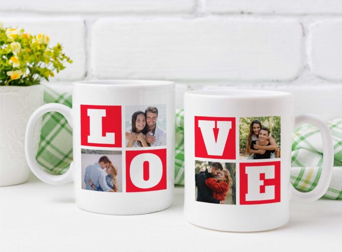 Diseños Fotos Amor Tazas Full Editables