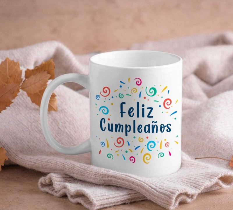Diseños Feliz Cumpleaños Tazas Editables