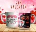 Diseños Parejas Estilo Disney Tazas Editables - Image 6