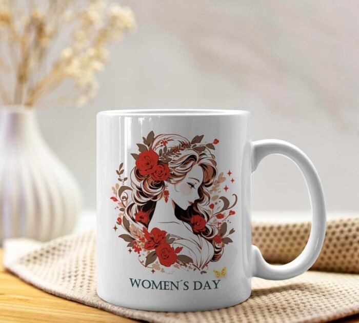 Plantillas día de la Mujer Tazas Editables - Image 6