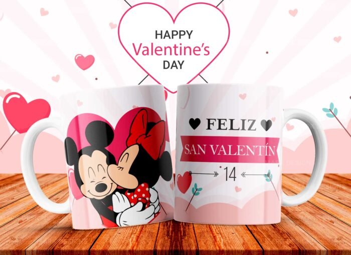 Dibujos Parejas Tazas Diseños Editables - Image 5