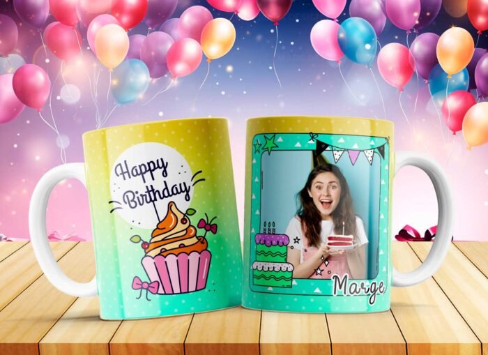 Cumpleaños Diseños Tazas Nombre y Foto - Image 6