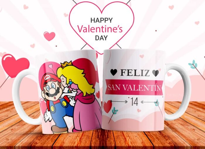 Dibujos Parejas Tazas Diseños Editables - Image 7