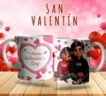 Diseños Parejas Estilo Disney Tazas Editables