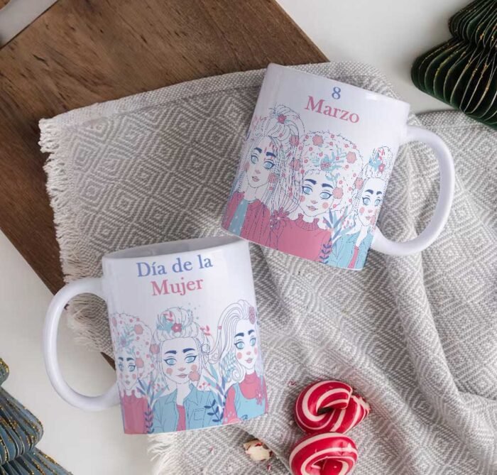 Plantillas día de la Mujer Tazas Editables - Image 5