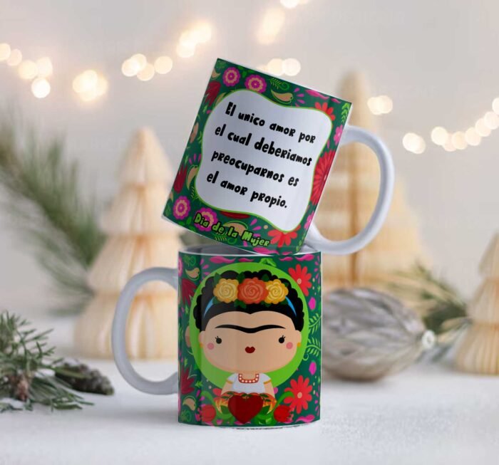 Plantillas Frida Kahlo tazas Día de la mujer - Image 4