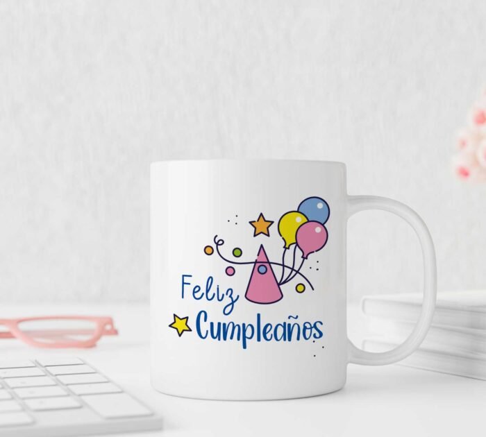 Diseños Feliz Cumpleaños Tazas Editables - Image 6
