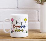 Diseño Cumpleaños Tazas Editables Sublimación