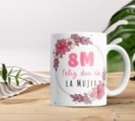 Dia de la Mujer Tazas Diseños editables - Image 3