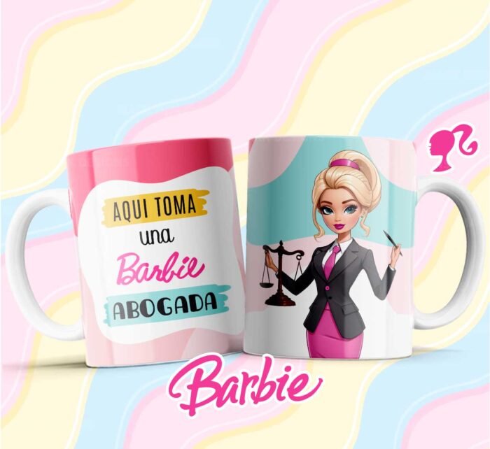 Barbie Profesiones Tazas Plantillas - Image 3