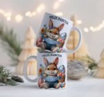 Plantillas Pascuas Tazas para Sublimar