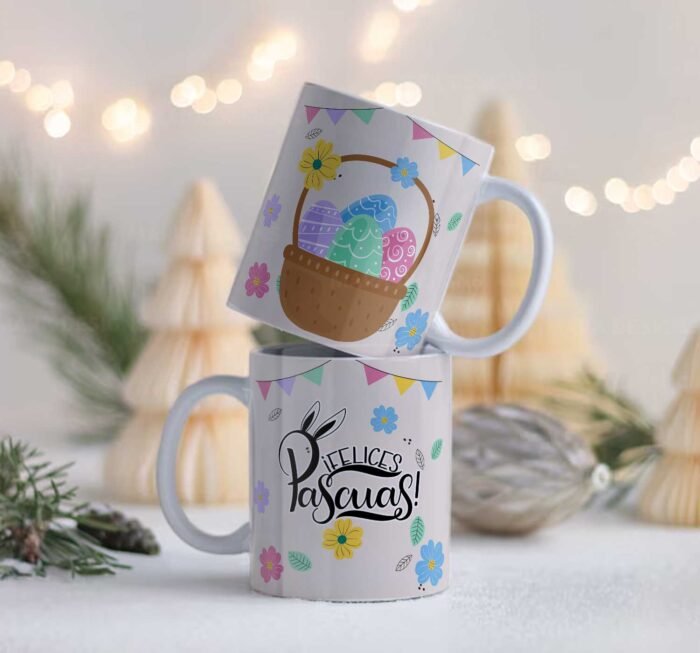 Plantillas de Pascuas para Tazas