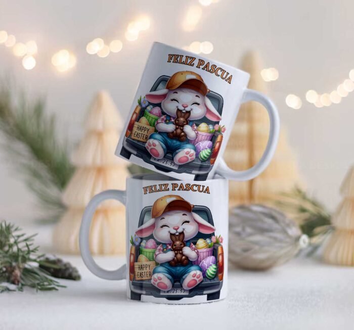 Plantillas Pascuas Tazas para Sublimar - Image 4