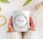 Plantillas con Nombre personalizado tazas editables - Image 4