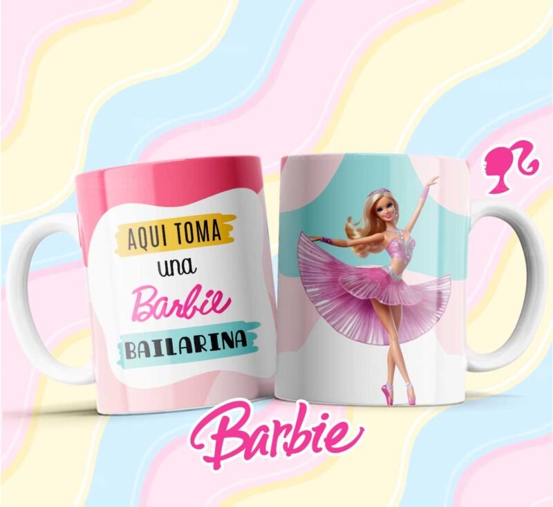 Barbie Profesiones Tazas Plantillas - Image 4