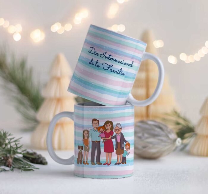 Plantillas Dia de la Familia Tazas Editables - Image 6