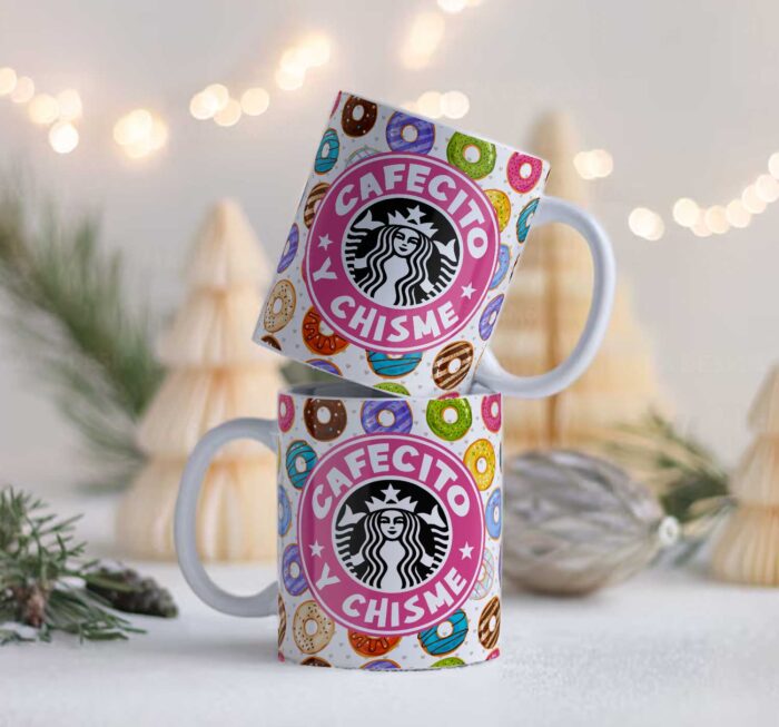 Plantillas Cafecito y chisme Tazas - Image 6