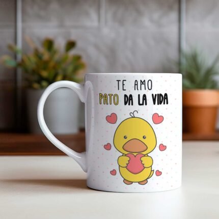 Tazas Románticas Plantillas Editables