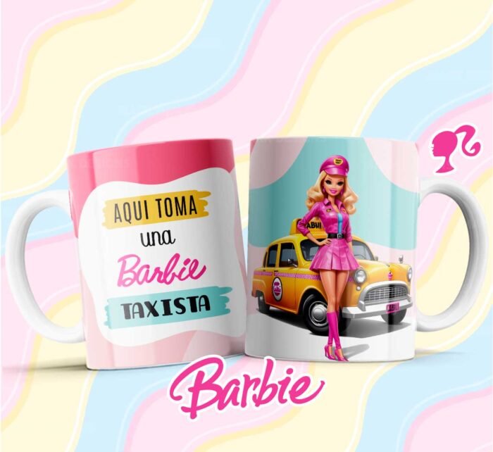 Barbie Profesiones Tazas Plantillas - Image 7