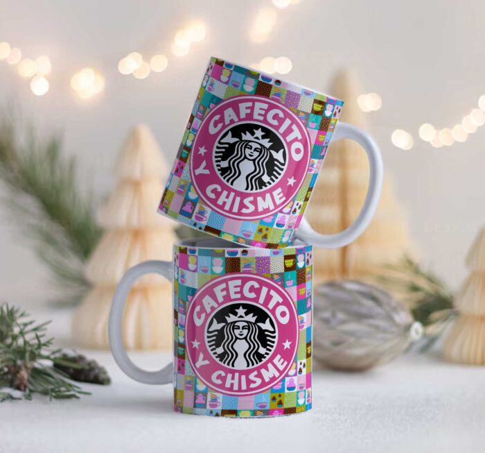 Plantillas Cafecito y chisme Tazas - Image 8