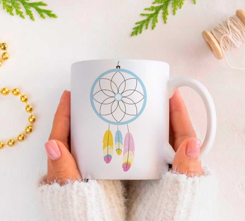 Plantillas Atrapasueños para Tazas - Image 9