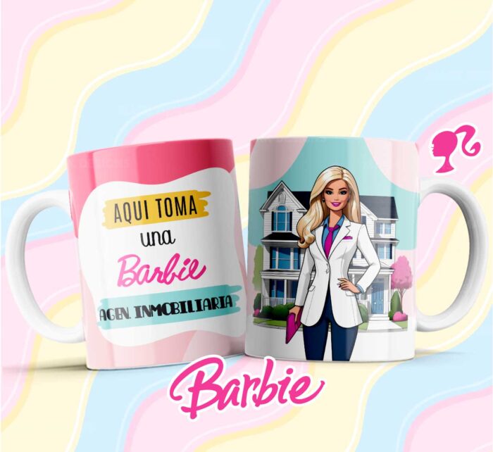 Plantillas tazas Barbie Profesiones - Image 9