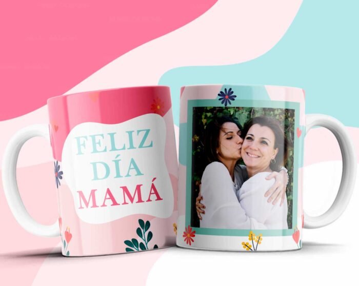 Plantillas día de las Madres con Foto Tazas